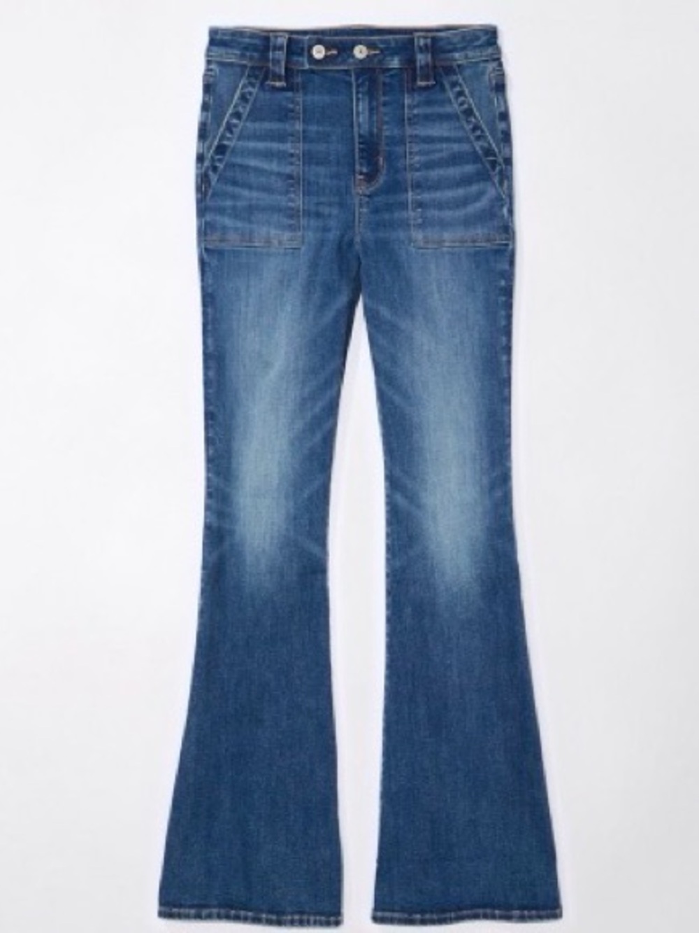 American Eagle Outfitters Blue Flare Jeans